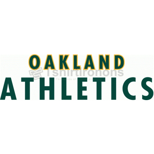 Oakland Athletics T-shirts Iron On Transfers N1795 - Click Image to Close